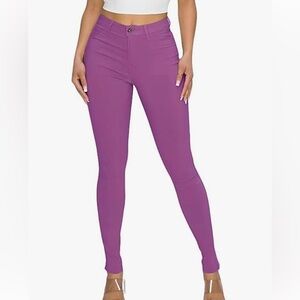 Lover Brand Fashion colored Purple Skinny Jeans